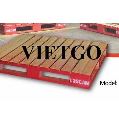 Thương vụ xuất khẩu sản phẩm pallet gỗ đến thị trường Indonesia