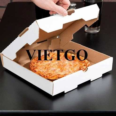 Thương vụ xuất khẩu hộp pizza sang thị trường Mỹ