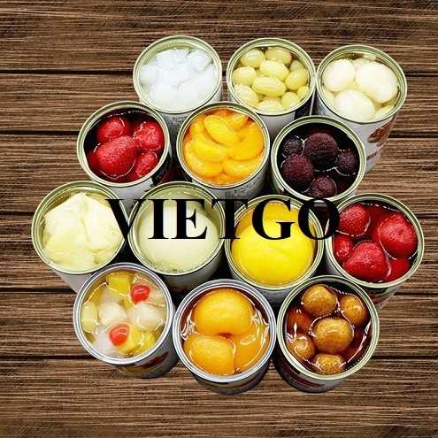 Cơ hội xuất khẩu hoa quả đóng hộp sang thị trường Ai Cập