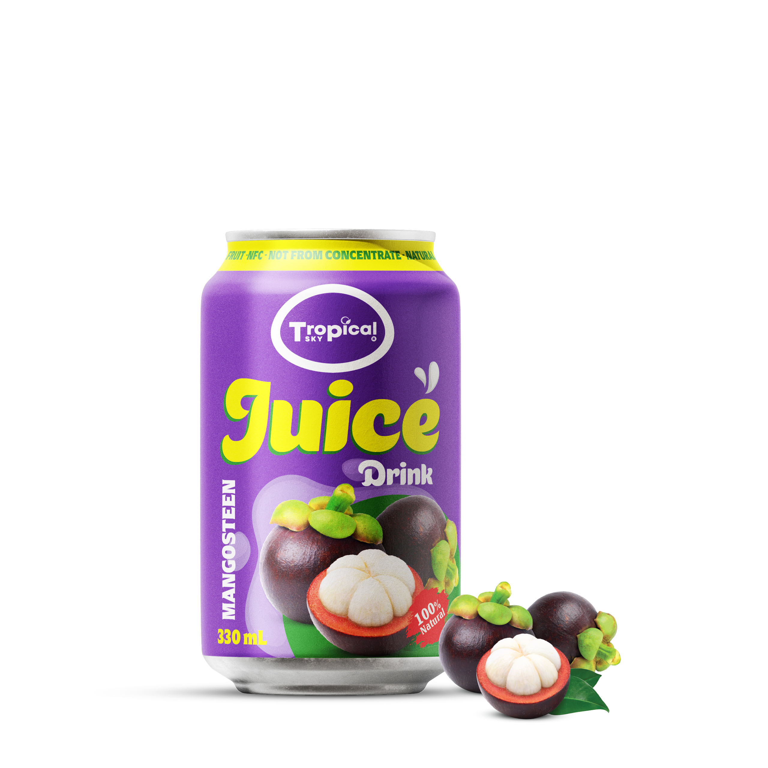 OEM private label 100% Mangosteen juice drink Vietnam