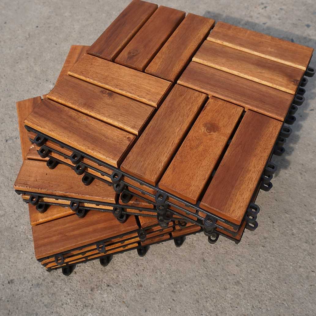 I am looking for wood decking tiles