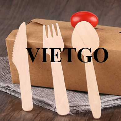 Thương vụ xuất khẩu bộ dao thìa nĩa gỗ dùng một lần đến thị trường Ấn Độ