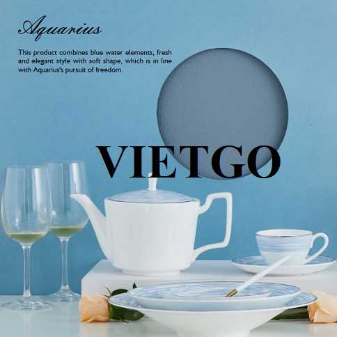 Đơn hàng xuất khẩu cốc và bát đĩa sứ sang thị trường Mỹ
