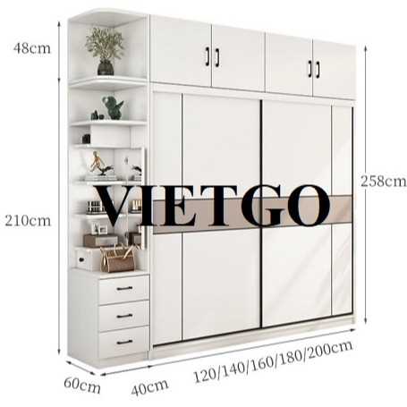 Thương vụ xuất khẩu tủ quần áo đến thị trường Nicaragua