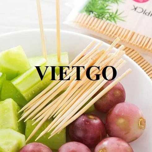 Đơn hàng xuất khẩu tăm tre sang thị trường Mỹ