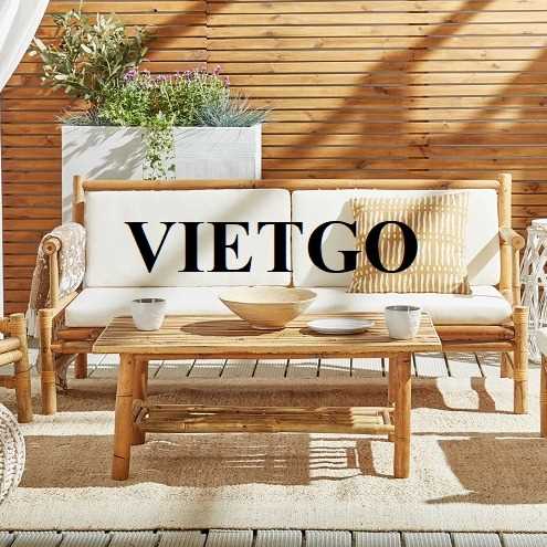 Cơ hội xuất khẩu bàn ghế mây tre sang thị trường Ấn Độ