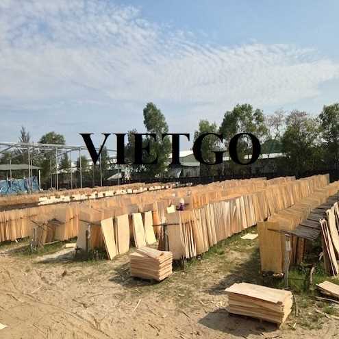 Thương vụ xuất khẩu ván bóc cao su sang thị trường Trung Quốc