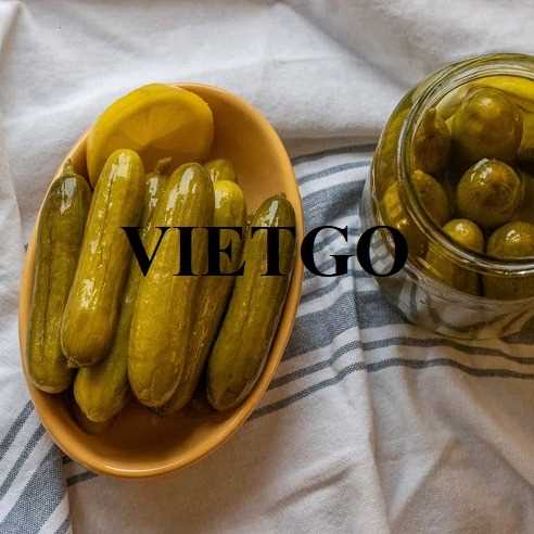 Cơ hội xuất khẩu dưa chuột muối đóng hộp sang thị trường Thái Lan