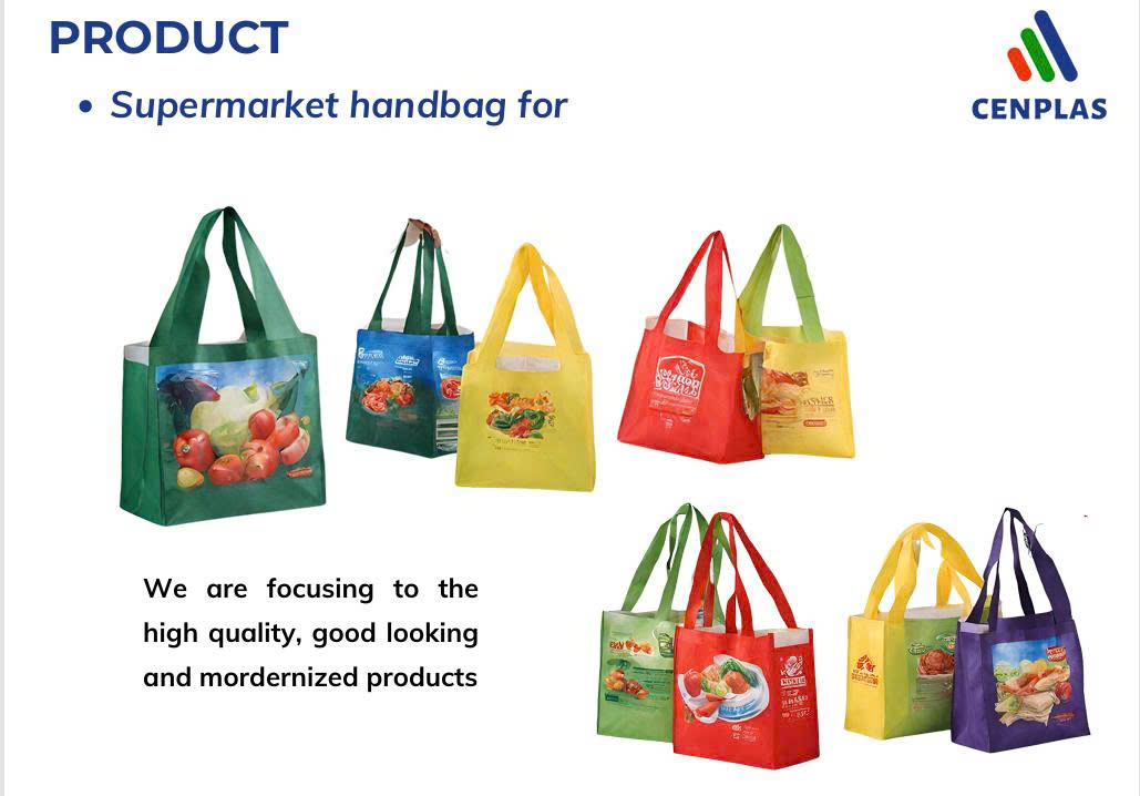 Supermarket handbag for