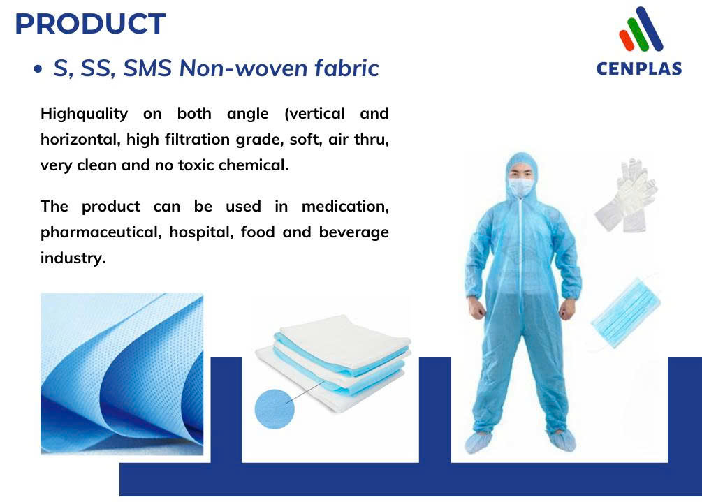 S, SS, SMS Non-woven fabric