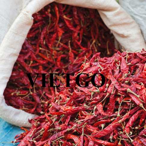 Cơ hội hợp tác xuất khẩu ớt đến thị trường Ấn Độ     