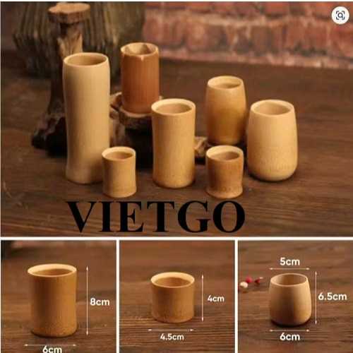 Đơn hàng xuất khẩu cốc tre sang thị trường Ấn Độ