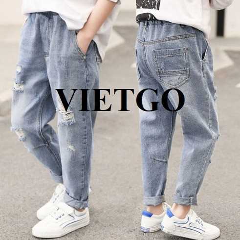 Thương vụ xuất khẩu quần jean trẻ em sang thị trường Malaysia