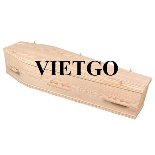 Thương vụ xuất khẩu quan tài gỗ và tấm nắp quan tài đến thị trường Pháp