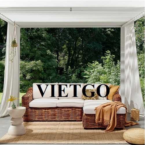 Đơn hàng xuất khẩu bàn ghế mây tre đan sang thị trường Ấn Độ