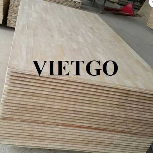 Thương vụ xuất khẩu gỗ ghép thanh cao su sang thị trường Ấn Độ