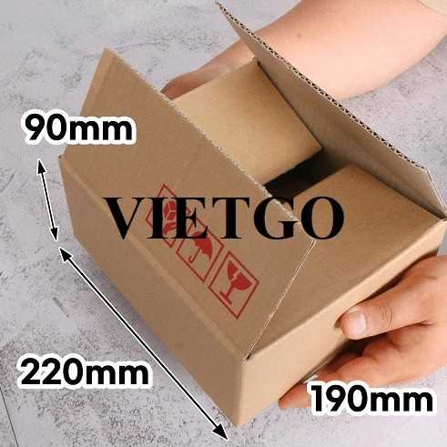 Thương vụ xuất khẩu sản phẩm thùng carton đến thị trường Hàn Quốc