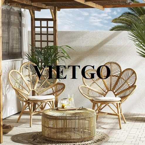 Cơ hội xuất khẩu bàn ghế mây tre đan sang thị trường UAE