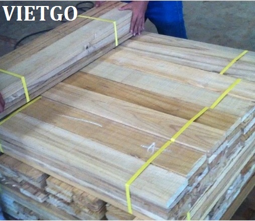 Công ty từ Sri Lanka có nhu cầu mua 1 container gỗ teak xẻ thanh