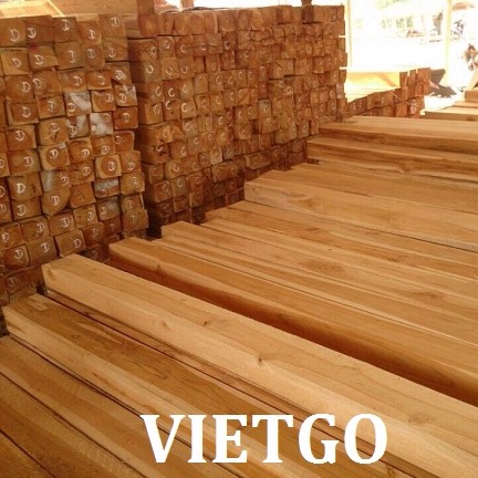 Cơ hội xuất khẩu 1 container 20ft gỗ teak xẻ sang Cộng Hòa Séc