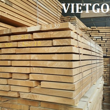 Thương gia Đài Loan có nhu cầu mua thử 1 container 20ft gỗ teak xẻ