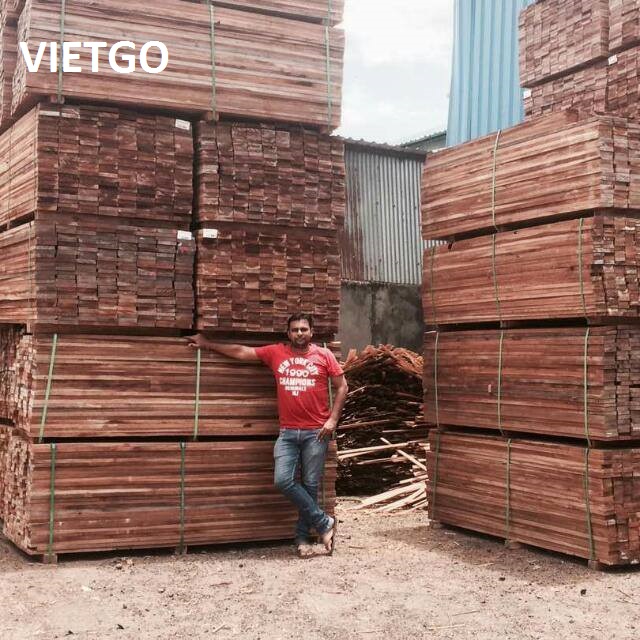 Đối tác người Ấn Độ đang cần mua thử 2 container 40ft gỗ teak xẻ