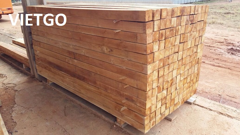 Đối tác đến từ Bangladesh đang cần mua thử 1 container 20ft gỗ teak xẻ hộp