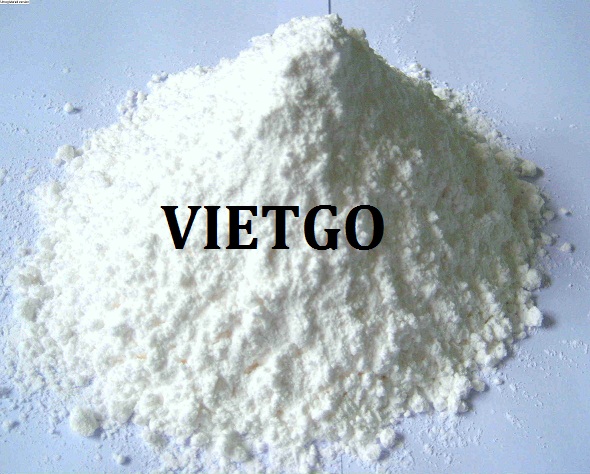Vị khách thân thuộc của VIETGO đang có nhu cầu tìm nhà cung cấp 1 đến 2 container 20ft tinh bột sắn tại Việt Nam