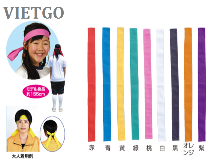 [Gấp] Cơ hội xuất khẩu khăn bandana và băng đô mỗi loại 5000 - 40.000 chiếc sang Nhật Bản