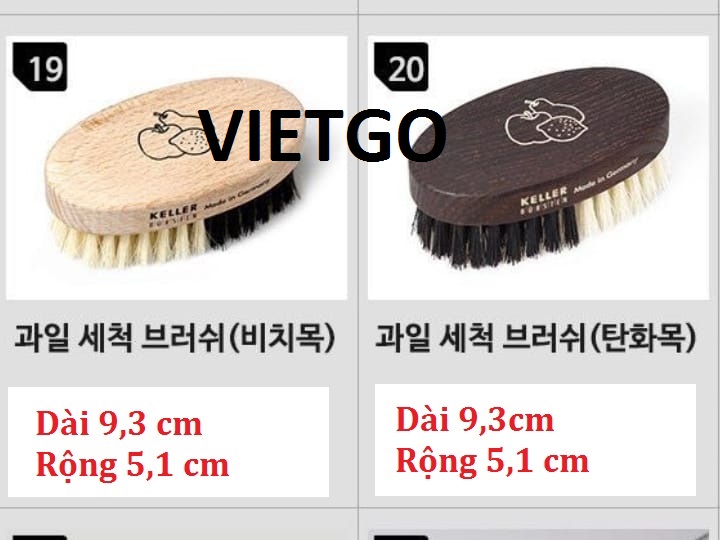 Cơ hội xuất khẩu Bàn chải vệ sinh nhà tắm bằng gỗ sang Hàn Quốc
