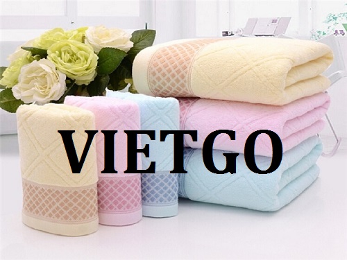 (Cập nhật lần 1) –  Cơ hội cung cấp khăn tắm số lượng lớn cho tập đoàn gia dụng hàng đầu Hàn Quốc