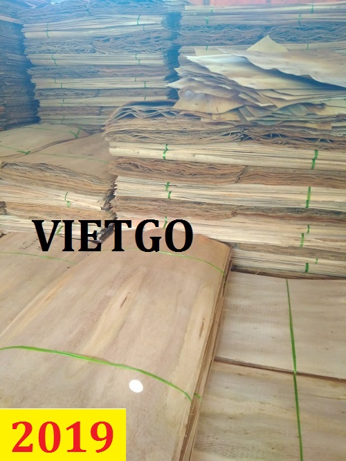 (Cập nhật lần 1) (CẦN BÁO GIÁ GẤP QUA EMAIL) Cơ hội giao thương – Đơn hàng thường xuyên - Cơ hội xuất khẩu Ván bóc gỗ bạch đàn sang Trung Quốc