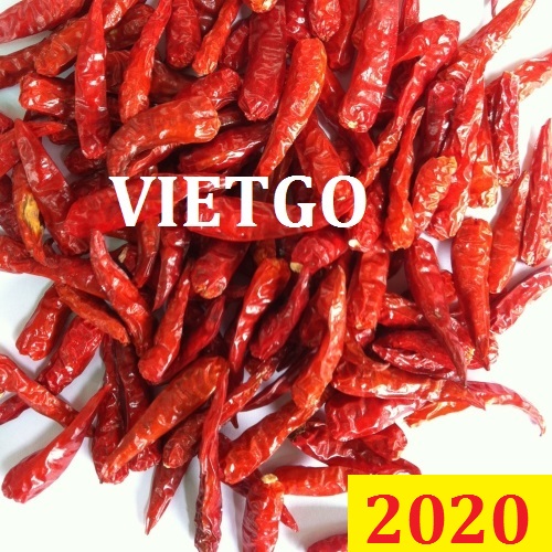 Cơ hội giao thương – Đơn hàng đặc biệt thường xuyên – Cơ hội xuất khẩu ớt khô sang thị trường Hồng Kong.