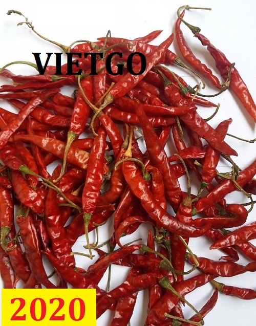 Cơ hội giao thương – Đơn hàng thường xuyên - Cơ hội xuất khẩu ớt khô đến thị trường Trung Quốc.