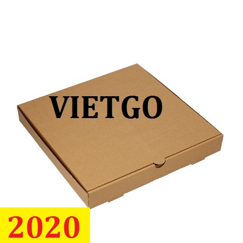 Cơ hội giao thương: Đơn hàng thường xuyên: Cơ hội xuất khẩu Hộp giấy đựng pizza sang thị trường Brazil