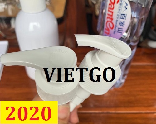 Cơ hội giao thương: Đơn hàng thường xuyên - Cơ hội xuất khẩu Vòi bơm nhựa đến từ vị khách hàng VIP của VIETGO