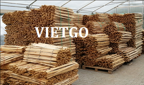 Cơ hội xuất khẩu 5 container cọc gỗ keo hàng tháng sang thị trường Ukraine.