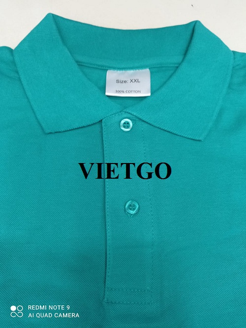 Cơ hội cung cấp số lượng lớn mặt hàng áo Polo Shirt cho một doanh nghiệp tại Hy Lạp