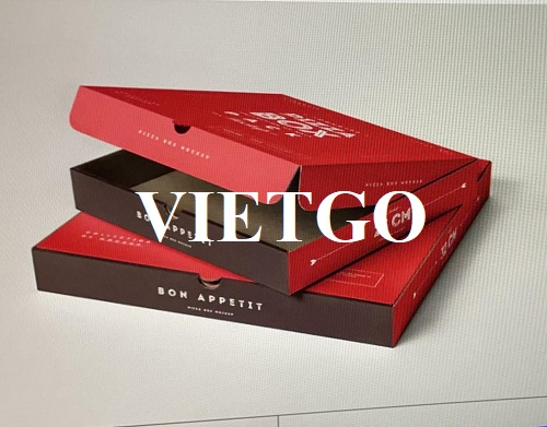Cơ hội xuất khẩu hộp giấy đựng bánh pizza cho nhà hàng tại Ý