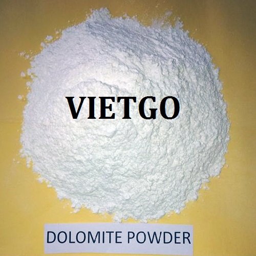 Doanh nghiệp Ấn Độ cần tìm nhà cung cấp sản phẩm bột dolomite