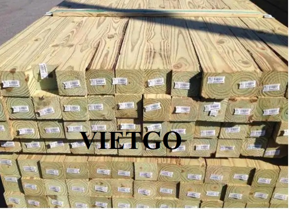 Thương vụ xuất khẩu 5 container 40ft gỗ thông xẻ sang thị trường Mỹ