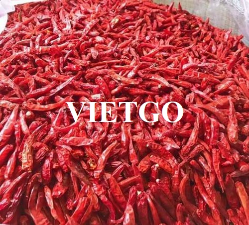 Cơ hội hợp tác xuất khẩu ớt khô đầy hấp dẫn đến thị trường Trung Quốc