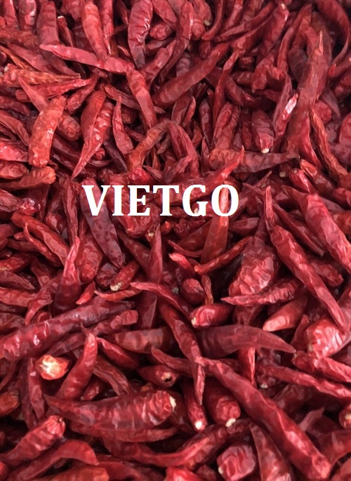 Cơ hội hợp tác xuất khẩu sản phẩm ớt khô sang thị trường Ấn Độ