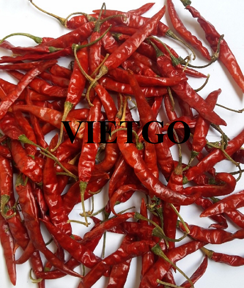 Cơ hội hợp tác xuất khẩu mặt hàng ớt khô sang thị trường Georgia