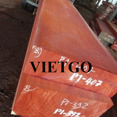 Thương vụ xuất khẩu mặt hàng gỗ hương đỏ xẻ hộp sang thị trường Việt Nam