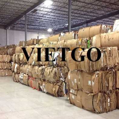 Thương vụ xuất khẩu thùng giấy carton phế liệu sang thị trường Ấn Độ